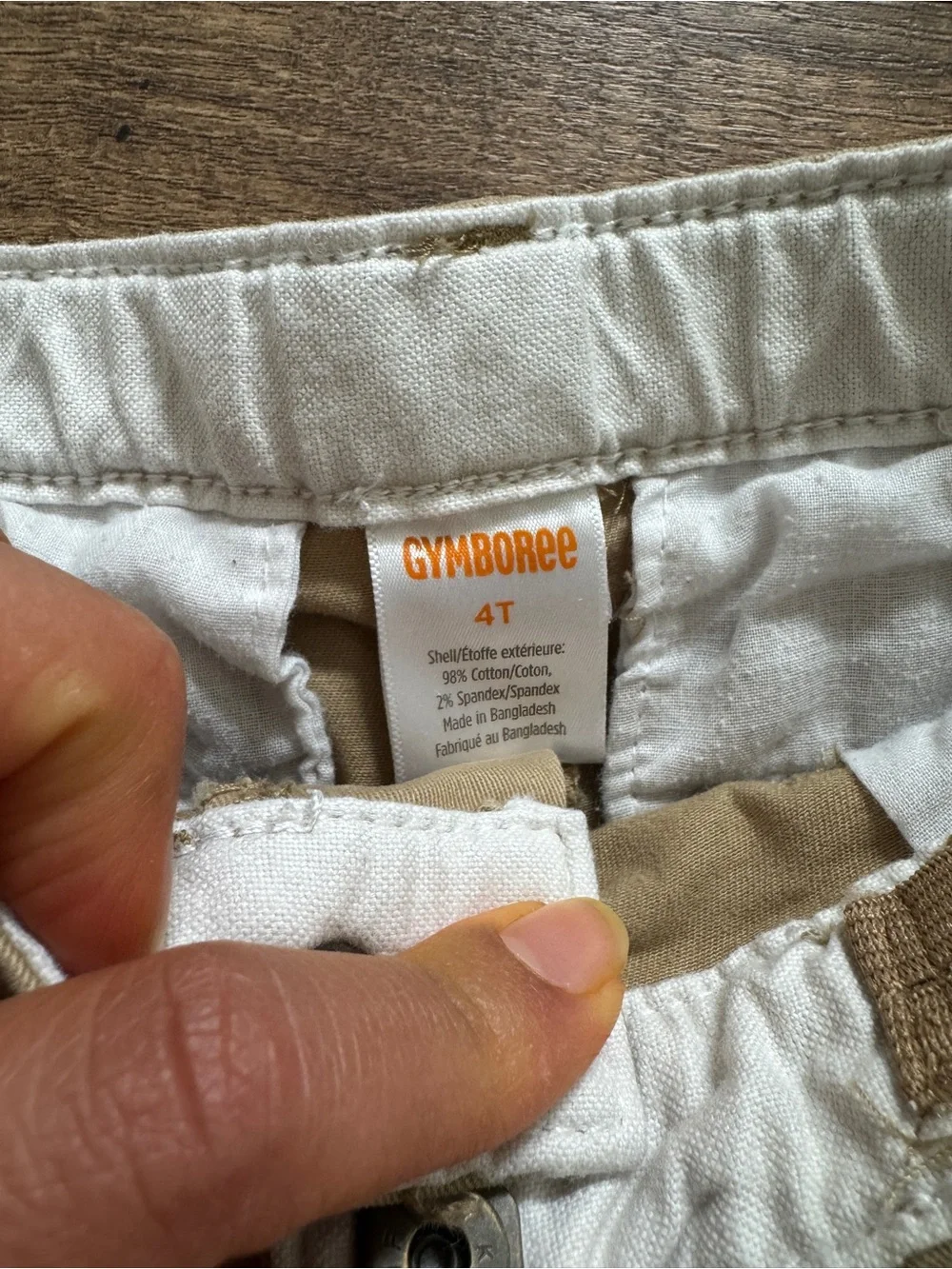 Boys Toddler Belted Twill Chino Summer Shorts